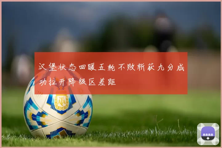 汉堡状态回暖五轮不败斩获九分成功拉开降级区差距